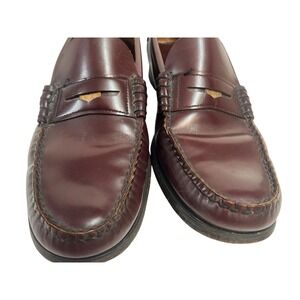 Sebago Burgandy Beefroll Penny Loafer Dress‎ Shoes Handcrafted Leather Mens 11.5